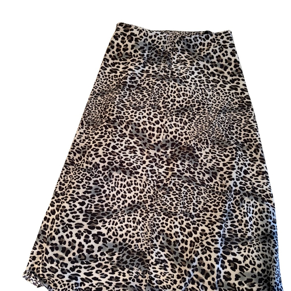 Animal print skirt